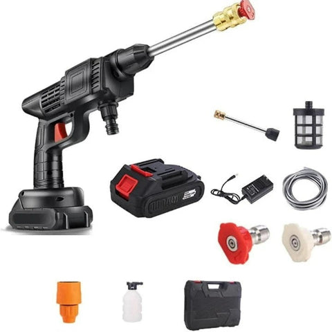 Pistolet De Lavage Sans Fil – Idéal Pour Le Nettoyage Auto Haute Pression