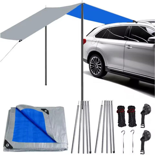 Toldo extensible para coche - Instalación rápida y versátil