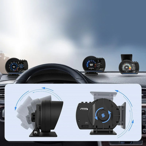 Zobrazenie hlavy hore - Jasný pohľad a pohodlie pri jazde