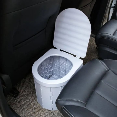 Toaletă Pliabilă De Călătorie — Compactă Și Ușor De Transportat