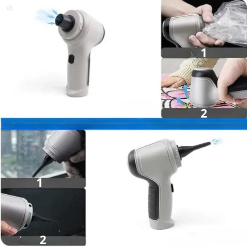 Vezeték nélküli Kézi Porszívó Autóhoz – Erős, Könnyű & USB Töltésű