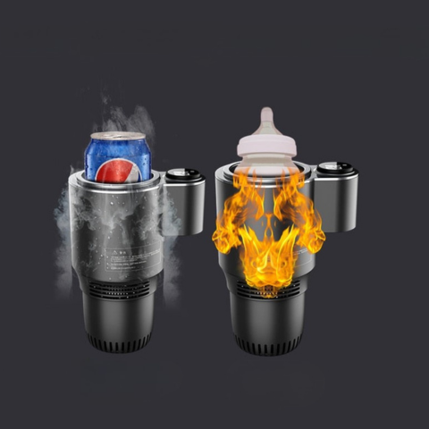 Älykäs 2-in-1 mukiteline – Järjestys ja mukavuus autossa