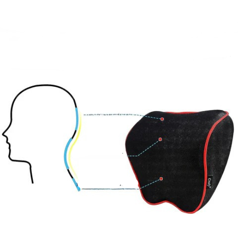 Ergonomisk Hodepute Auto – Avslapningspakke