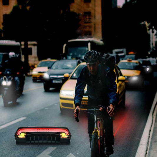 Fuego Trasero de Bicicleta — Iluminación LED Potente y Compacta