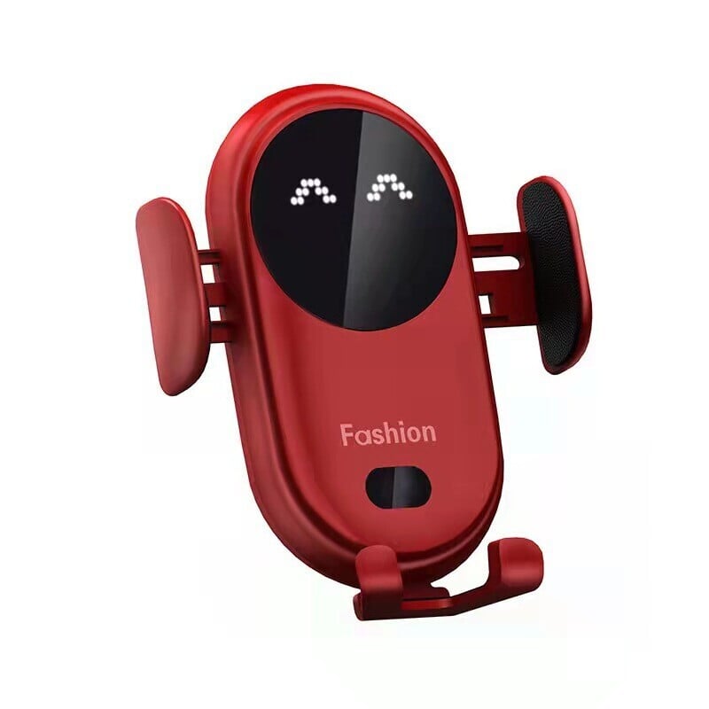 Draadloze Autolader Met Telefoonhouder – Automatische En Snelle Bevestiging