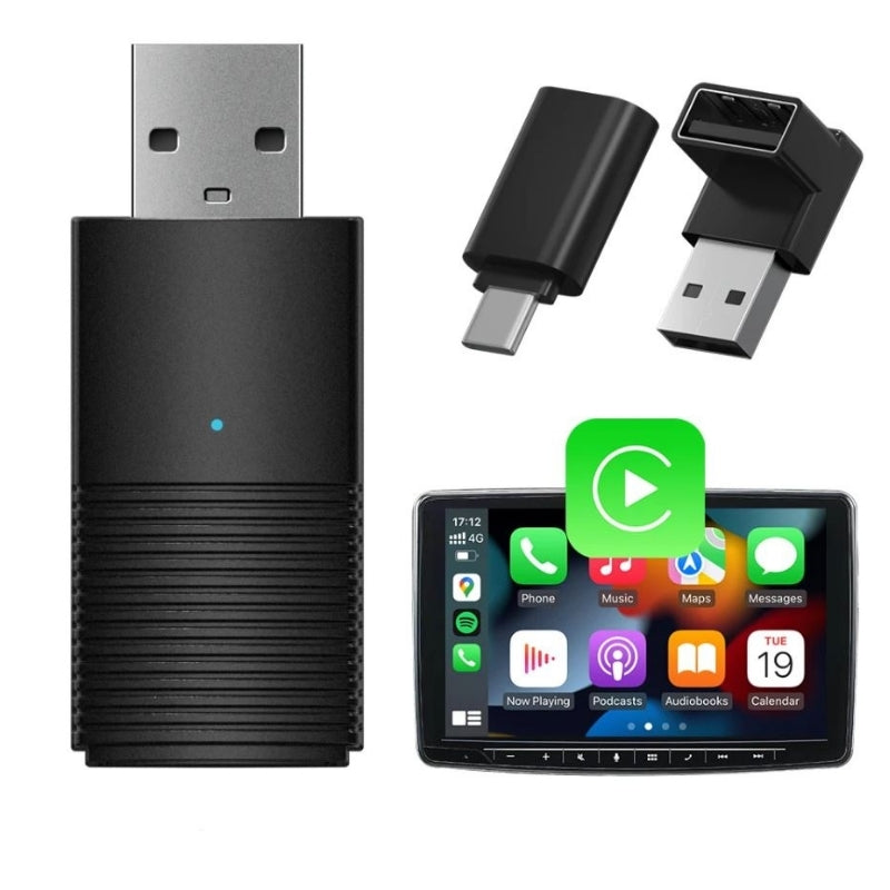 Trådlös CarPlay-adapter – Automatisk anslutning för OEM-system