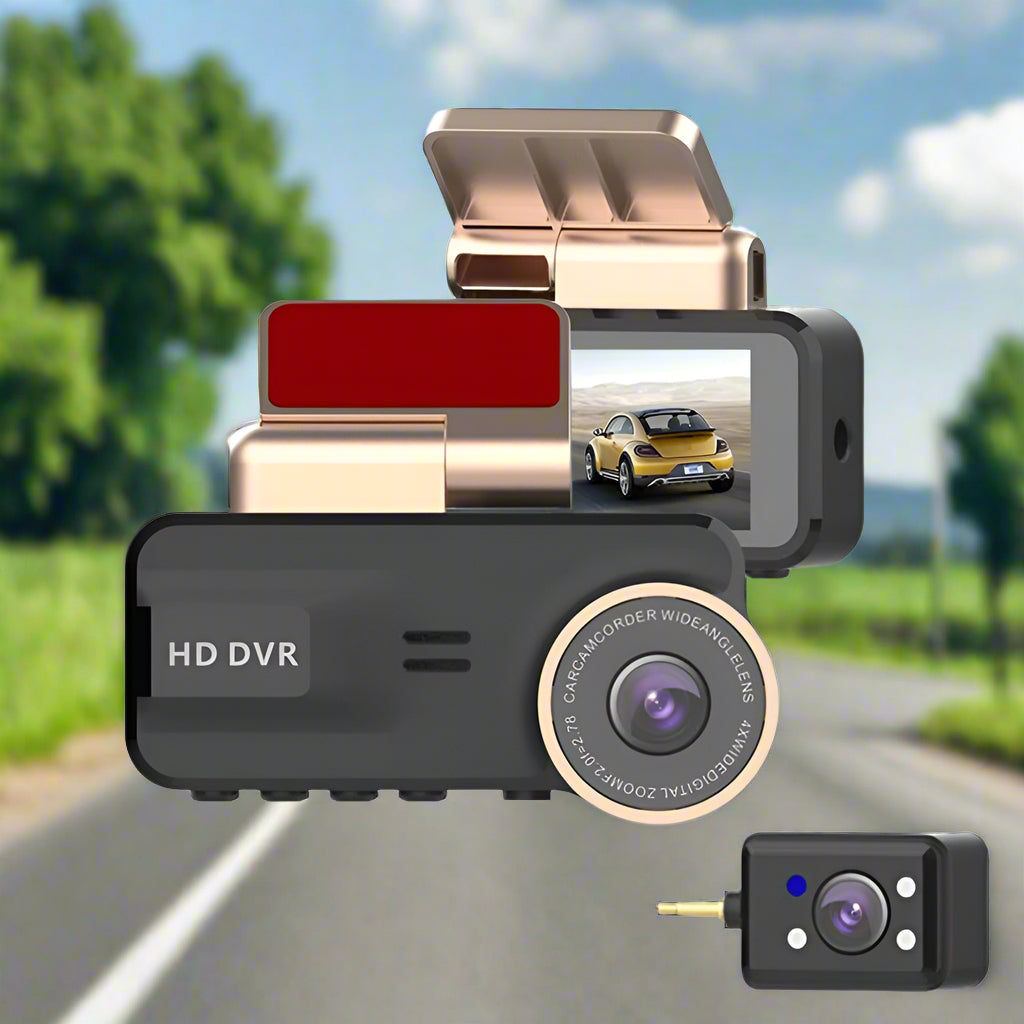 HD 1080p Dashbordkamera med nattsyn og WiFi — Full sikkerhet og overvåking