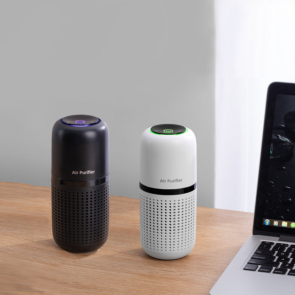 Purificateur d’Air Voiture Portable – Ioniseur Silencieux & Rechargeable USB