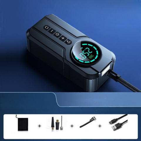 Bærbar Luftkompressor – Høy presisjons LED-skjerm