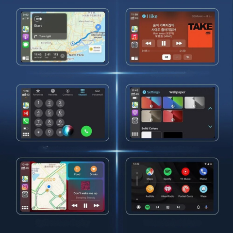 מוניטור מולטימדיה אלחוטי לרכב – תאימות אוניברסלית