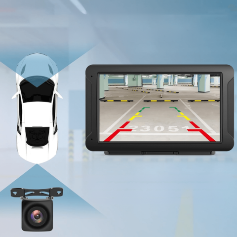 Multifunctioneel Multimedia Systeem Voor Auto — GPS, Muziek & Achteruitrijcamera