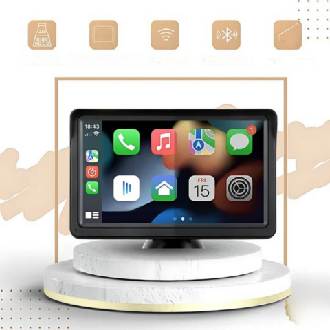 Autós multimédiás rendszer - HD képernyő és vezeték nélküli CarPlay