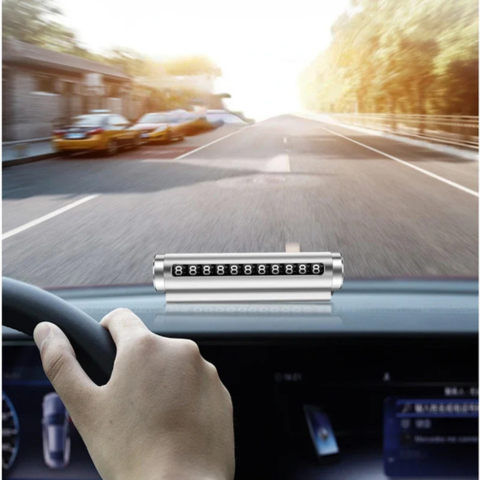 Temporary Parking Sign — Visible Phone Number