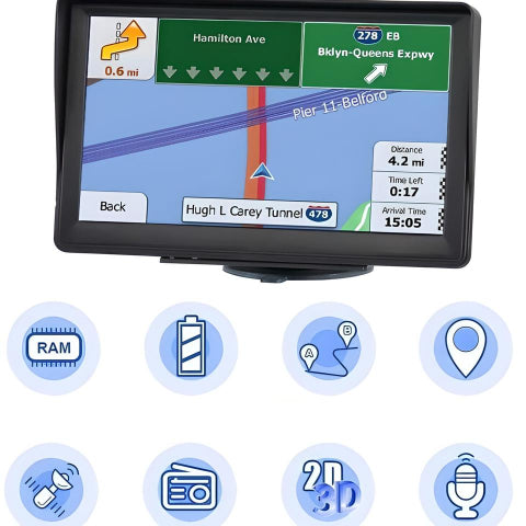 GPS Vehicul Multifuncțional – Itinerarii Precise și Voce Ghidată