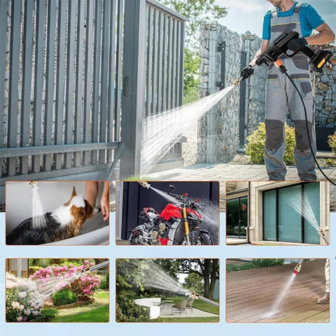 מנקה בלחץ גבוה נייד – שטיפת רכב ללא מאמץ