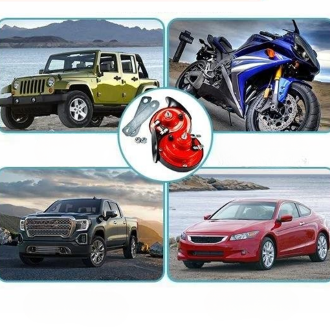 Universális Klaxon Rendszer – Motorkerékpárhoz, Autóhoz vagy Teherautóhoz