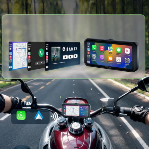 شاشة Moto CarPlay مقاس 6.3 بوصة - واجهة حديثة وقيادة آمنة