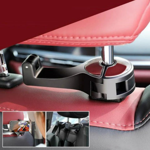Support Téléphone Et Sac Pour Appuie-Tête – 2-En-1 Pratique