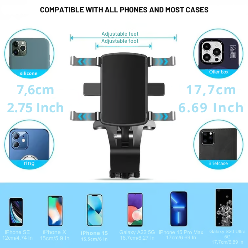 Car phone support - Secure and practical 