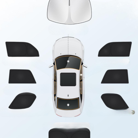 Mukautettu aurinkosuojus Toyota 4Runner 2010-2024 – Maksimaalinen sisätila suoja 