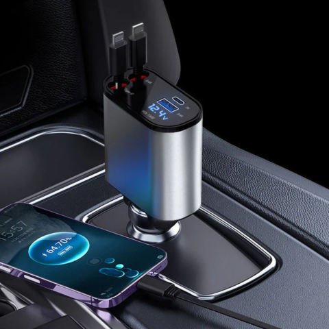 Rýchlonabíjačka do auta – Kompatibilita s iPhone a USB-C 