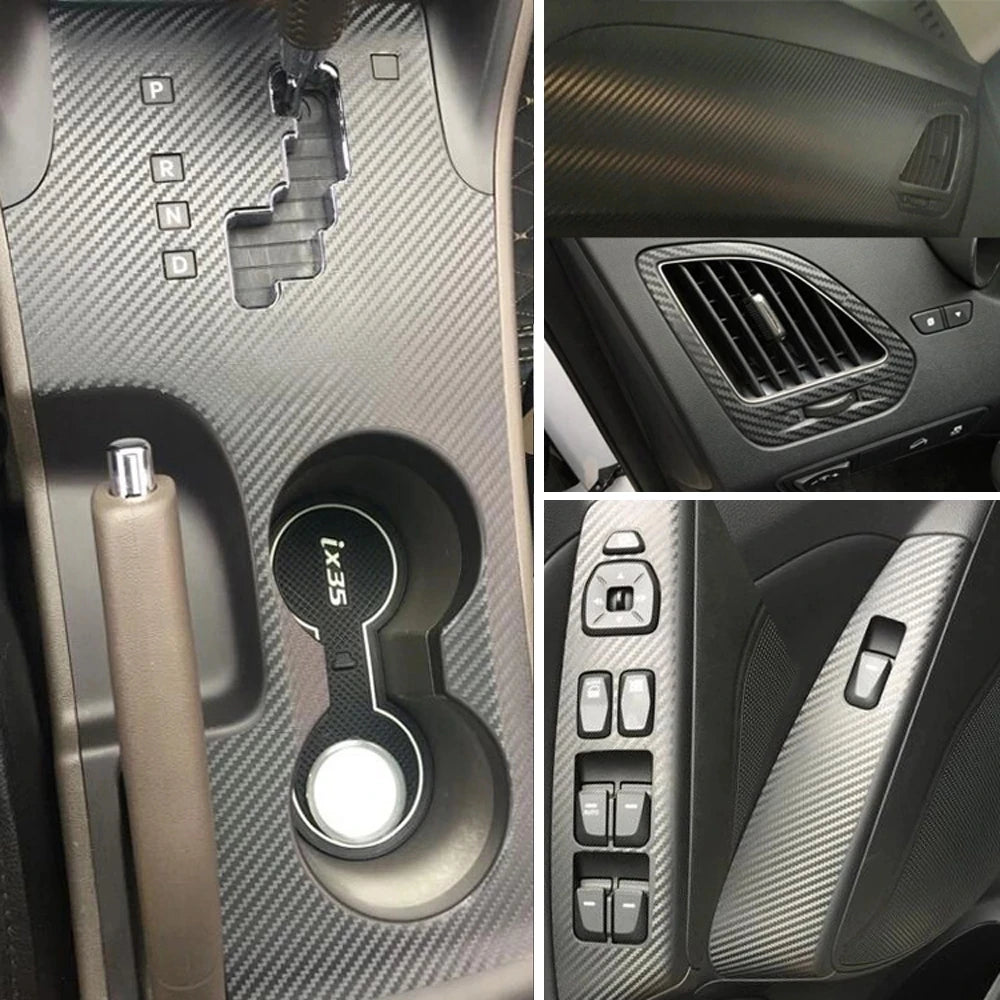 Szénszálas matricák a Hyundai ix35-höz (2010-2017) — Sportos stílus és védelem 