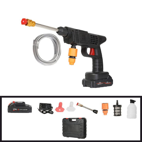 Pistolet De Lavage Sans Fil – Idéal Pour Le Nettoyage Auto Haute Pression