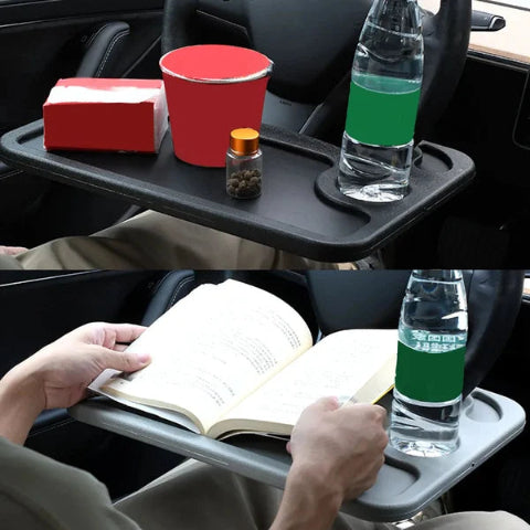 Plateau De Voiture Portable – Fixation Rapide Sur Volant
