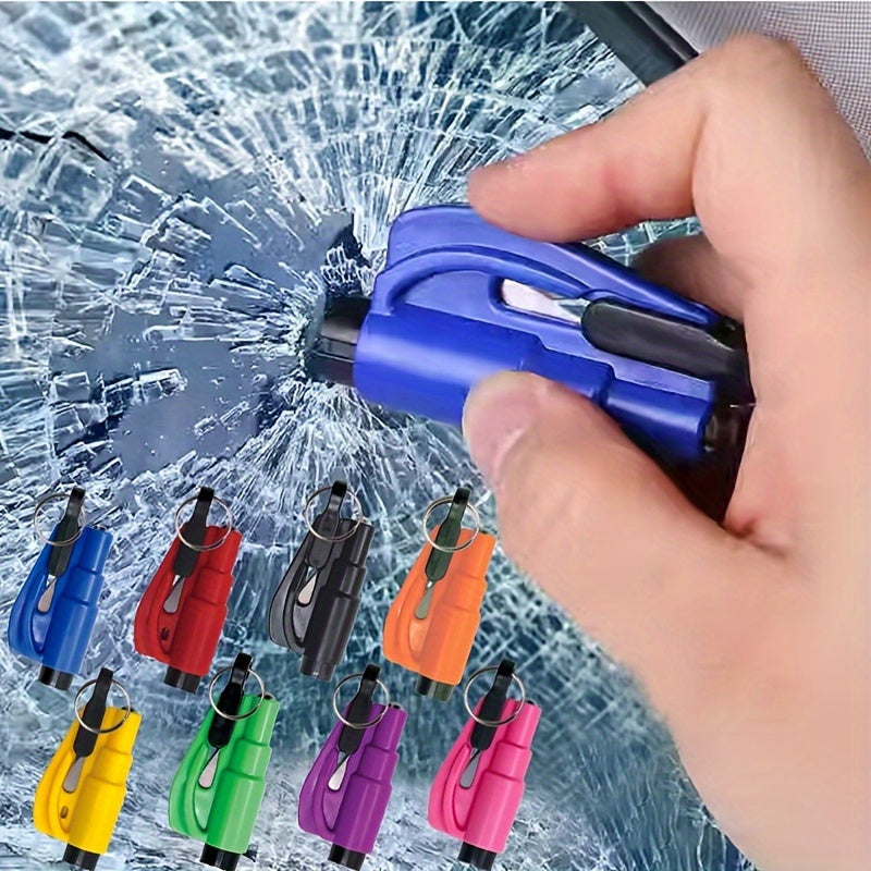 Kompaktes Sicherheitswerkzeug — Fensterbrecher & Gurtmesser 