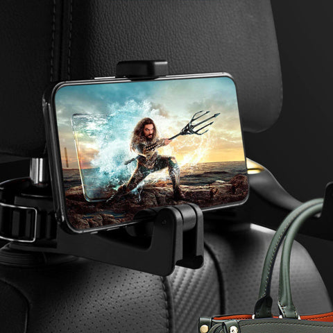 Support Téléphone Et Sac Pour Appuie-Tête – 2-En-1 Pratique