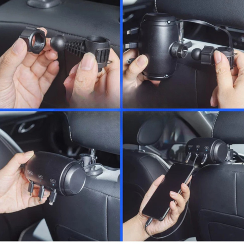 Încărcător de mașină multi-port — Ideal pentru toate dispozitivele dumneavoastră 