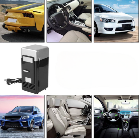 Mini USB-Kühlschrank 5V 10W — Ideal für Büro und Auto 