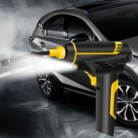 ضاغط هواء محمول 120 واط — تضخيم سريع مع شاشة رقمية 