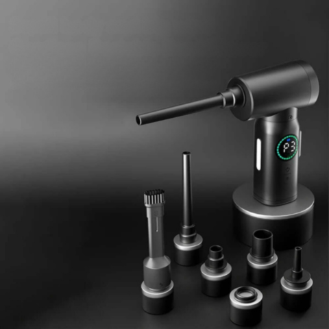 Mini Aspirator-Suflant Reîncărcabil – Multifuncțional și Puternic 