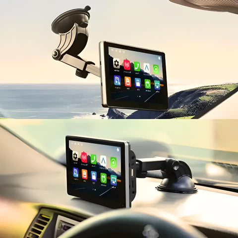 Multimedia Car Monitor – Easy Installation And Camera Included 