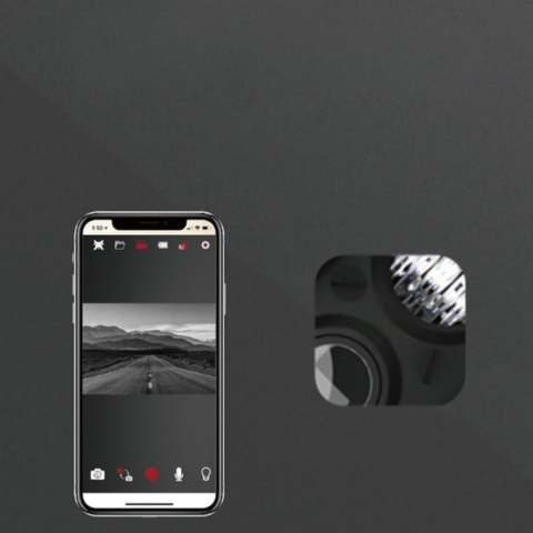 Smart Front Lamp – Integrated Camera and Mobile Control 