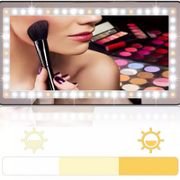 Καθρέπτης LED Ηλιοπροστασίας Για Αυτοκίνητο – Ρυθμιζόμενος Και Επαναφορτιζόμενος 