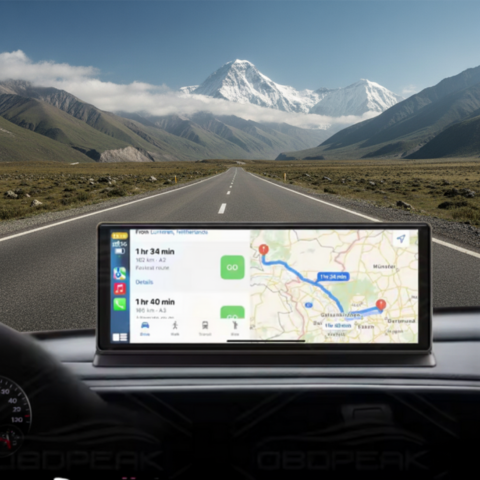 Dashboard Kamera — 11.3" Ultra HD 4K stor skærm 