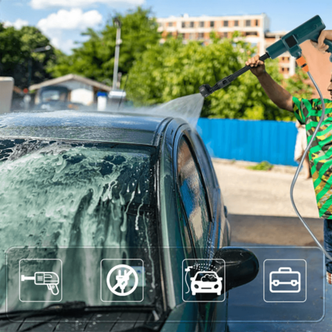 منظف لاسلكي عالي الضغط - القوة والتنقل والكفاءة