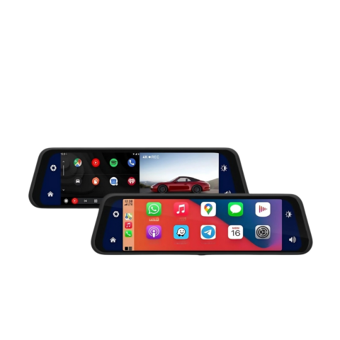 Intelligens visszapillantó tükör elülső és hátsó kamerával - HD látás és parkolássegítés