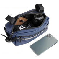 Bolsa de manillar de bicicleta — Almacenamiento práctico y acceso rápido 