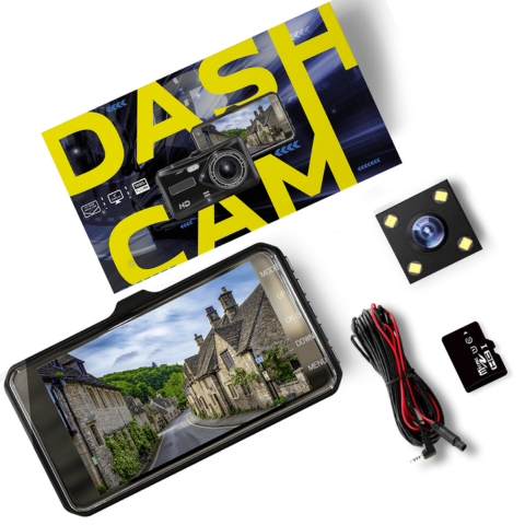 Dashcam Față și Spate – Supraveghere Continuă a Vehiculului Tău 
