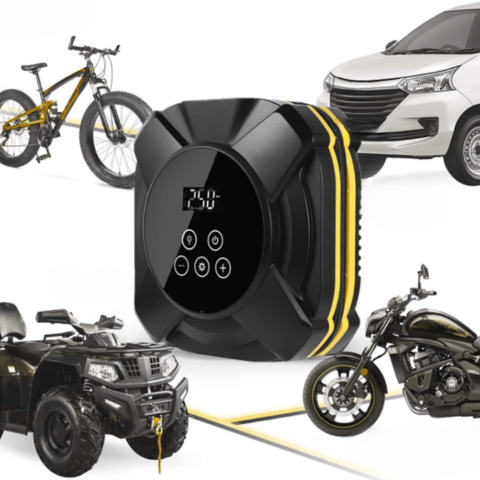 Mini prenosný vzduchový kompresor – ideálny pre auto, motocykel a bicykel 