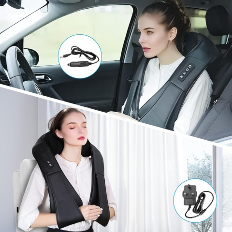 Appareil De Massage Chauffant — Détente Pour Cou, Dos & Épaules