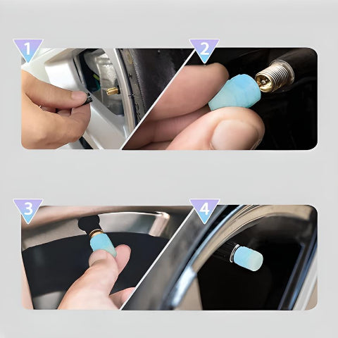 Shiny Valve Caps – Visibility and Safety 