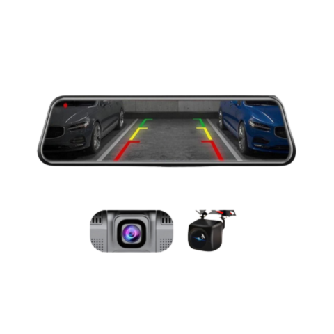 Rétroviseur Intelligent Avec Caméra Avant & Arrière — Vision HD & Assistance Parking