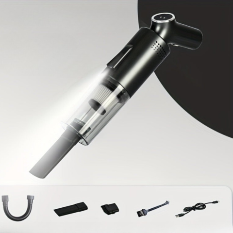 Cordless Car Vacuum Cleaner — Digital Display and Real-Time Tracking 