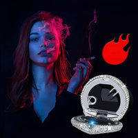 Brilliant Mini Car Ashtray - Elegant Design & Smoke-proof Closure