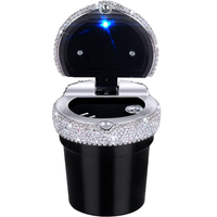 Brilliant Mini Car Ashtray - Elegant Design & Smoke-proof Closure