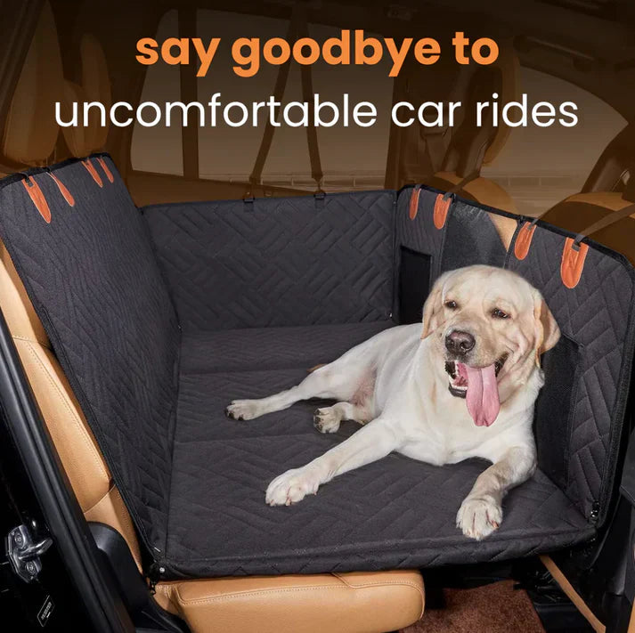 犬用車のシートカバー – 防水＆滑り止め、安全ハーネス付き 